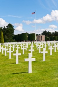 American War Cemetery at Omaha Beach, Normandy (Colleville-sur-M